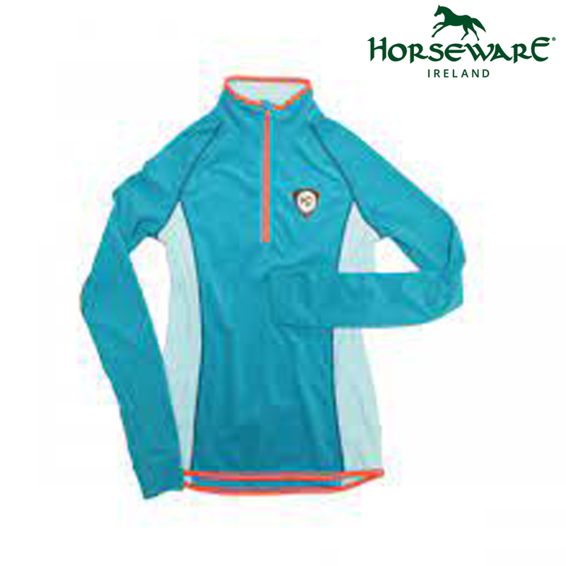 Horseware Fiona Half Zip Fleece - Enamel Blue-1